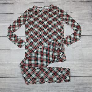 12 Posh Peanut Holiday Plaid Pajamas